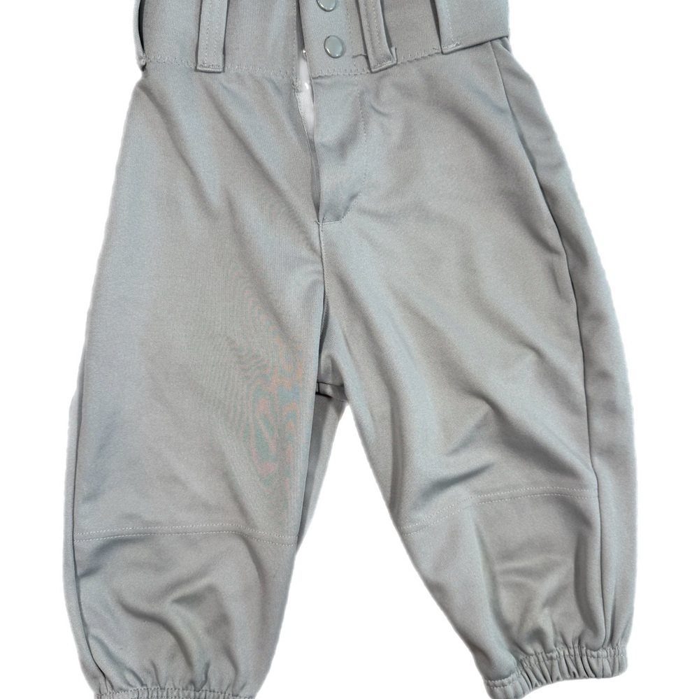 ALLESON ATHLETIC BOYS BASEBALL ELASTIC WAIST BUTTON PANTS SMALL SPORT